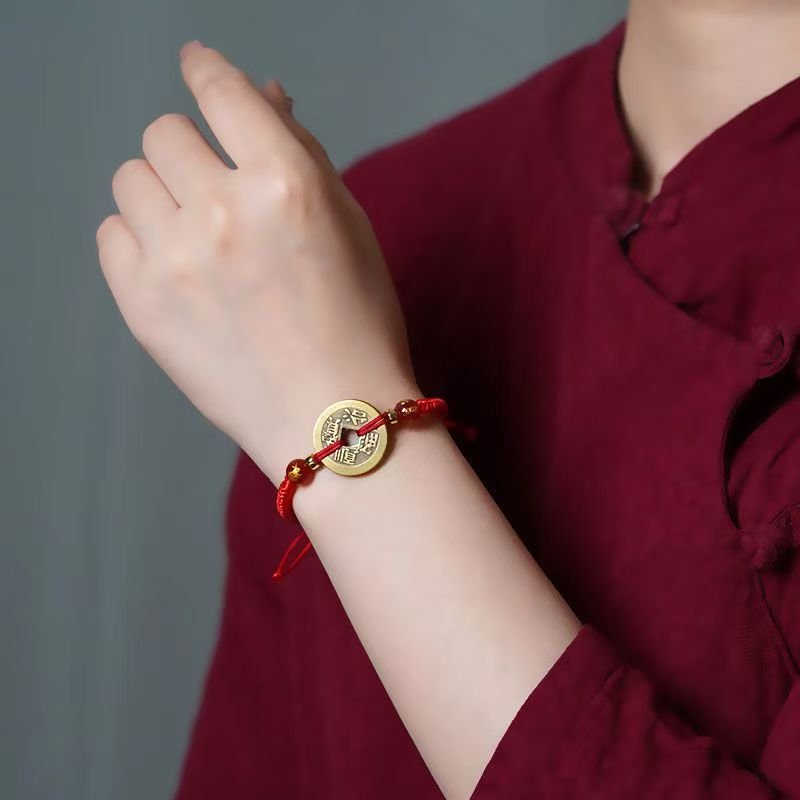 Luck Cord Bracelet on wrist